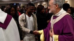 Le cardinal Cristobal Lopez Romero, archevêque de Rabat, en la cathédrale Saint-Pierre de Rabat, la capitale marocaine, le 10 mars 2019. 