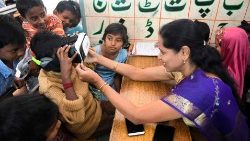In einer Schule in Secunderabad, Andhra Pradesh