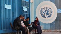 La sede dell'Unrwa a Gaza