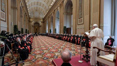Pavens juletale til den romerske kurie