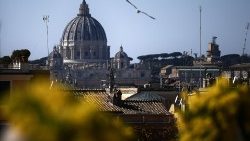 Vista da cúpula de São Pedro (AFP/Filippo Monteforte)