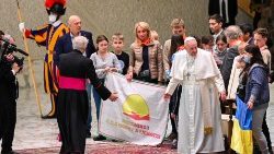 VATICAN-RELIGION-POPE-AUDIENCE-UKRAINE-RUSSIA-CONFLICT