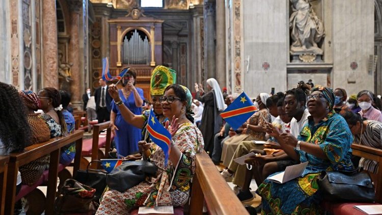 Svētā Mise ar Itālijā dzīvojošo kongoliešu kopienu