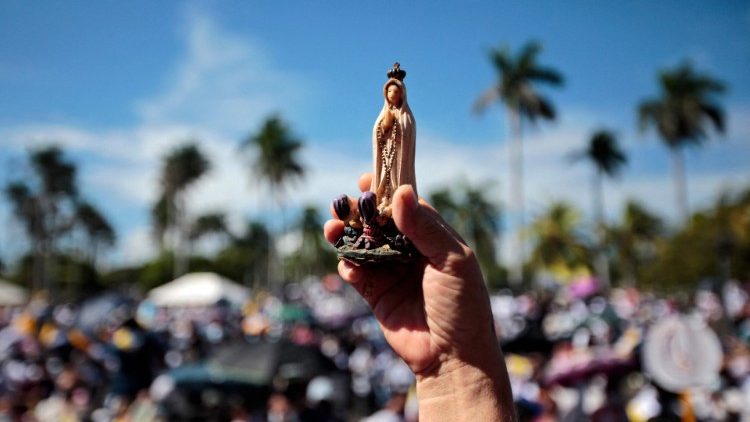 File photo of a procession for the Virgin of Fatima in Managua in 2022