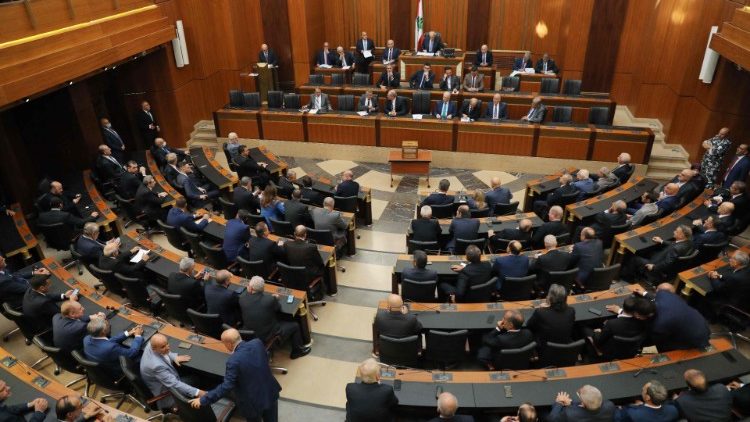 A parliamentary assembly in Beirut, Lebanon