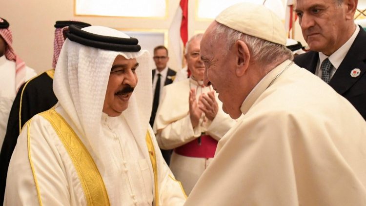 教宗在巴林王国访问