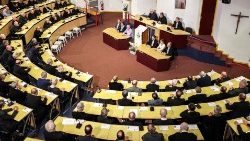 Assemblée des évêques de France à Lourdes.