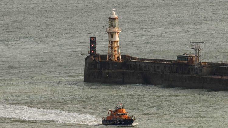 Rescue operation in the English Channel