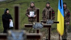 Militärfriedhof in Lemberg in der Westukraine