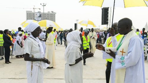 Pavens preken i Sør-Sudan