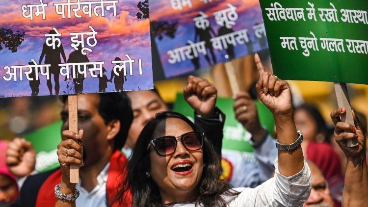 Bei den Protesten am Sonntag