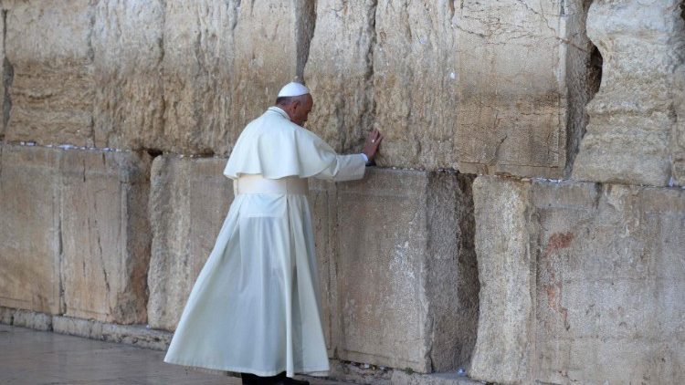 Papst Franziskus 2014 in Jerusalem