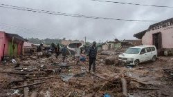 Survivors of Cyclone Freddy in Malawi contemplate their destroyed homes