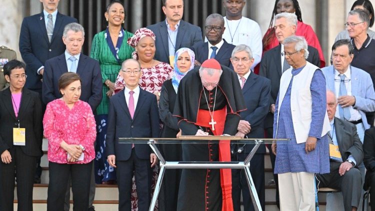 Le cardinal Parolin lors de la précédente édition en 2023