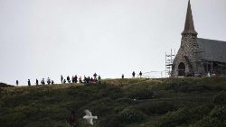 Kirche von Notre-Dame in Etretat, im Nordwesten Frankreichs