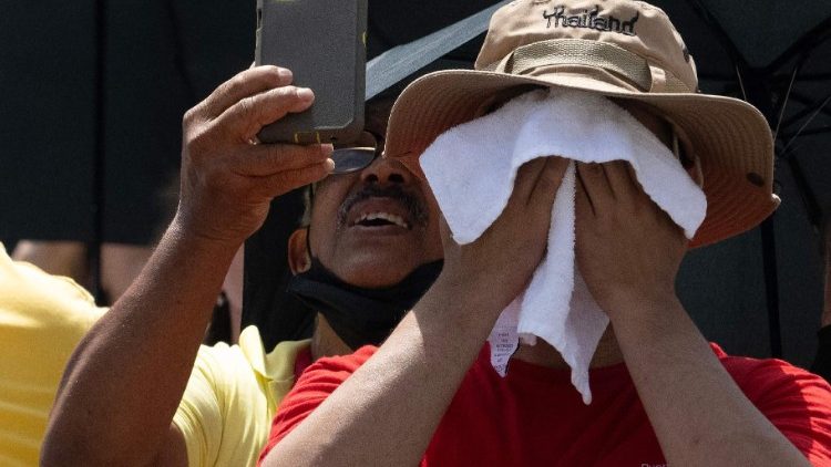 Dominika tarehe 23 Julai 2023 joto lilikuwa kali sana kwa mahujaji