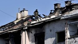 Наступствы расійскага ракетнага ўдару па Львове