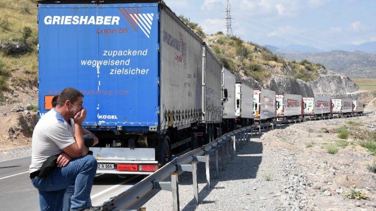 Hilfsgüter gelangen derzeit nicht in die Region Berg-Karabach