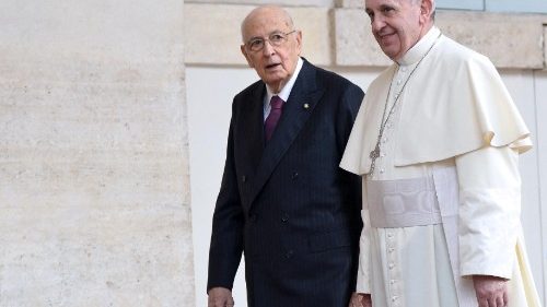 Papa atuma salamu za rambi kufuatia na kifo cha Rais Mstaafu wa Italia