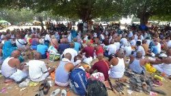 Hindu-Treffen beim Ganges