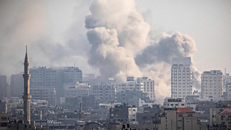 Bombardeo en Gaza