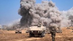 Israelisches Militär im Gazastreifen am Montag