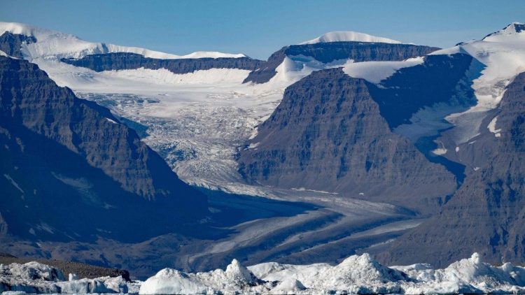 Un glacier du Groenland en août 2023.