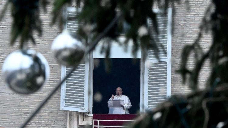 Papst Franziskus beim Angelus am 7.1.2024