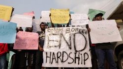 Demonstration gegen hohe Preise in Nigeria