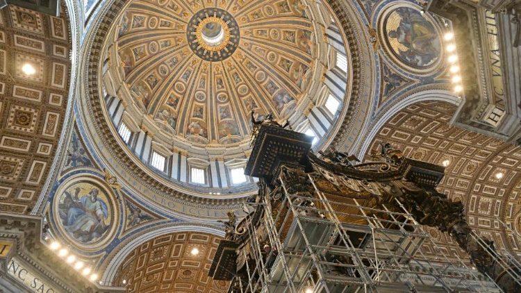 Direkt unter der Kuppel