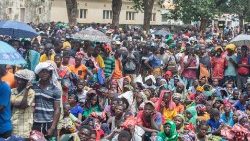 Deslocados na Província de Cabo Delgado.