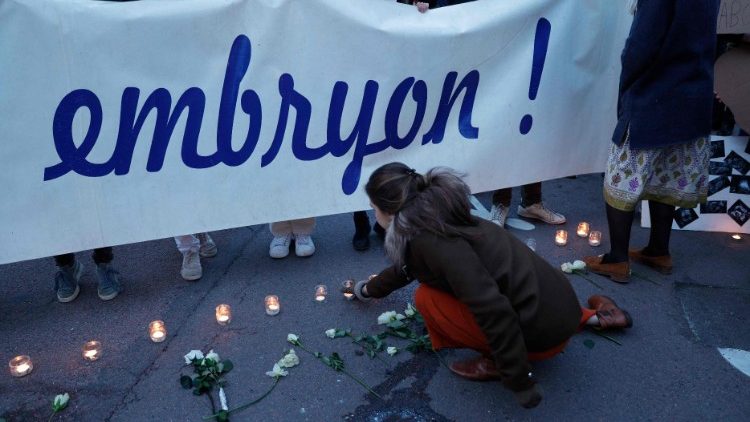 Abtreibungsgegner in Versailles