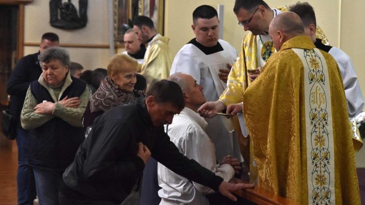 Nuncijus Ukrainai per praeitų metų Velykas