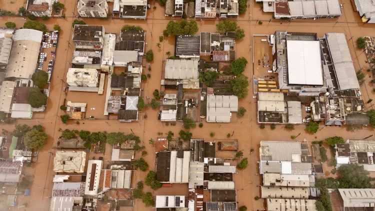 Intere città allagate nel Rio Grande do Sul