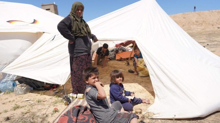 Desplazados palestinos