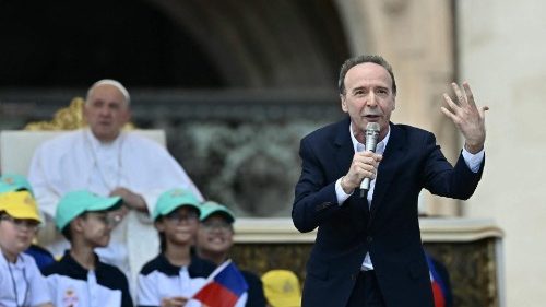 Roberto Benigni clôt la Journée mondiale des enfants