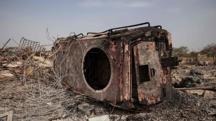 Nach der Explosion des Waffenlagers