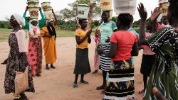 Frauen in Kauda in den Nuba-Bergen - Aufnahme von 2024