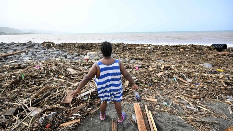 Workers continue recovery work, repairing damages caused by Hurricane Melissa