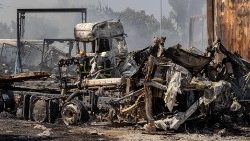 ओडेसा में रूसी ड्रोन हमला के बाद