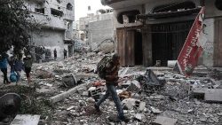 യുദ്ധം: ഗാസയിൽ നിന്നൊരു ദൃശ്യം