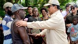 Präsident Subianto in Papua