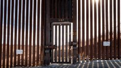 Уваход у памежнае агароджванне ў Рубі, штат Арызона