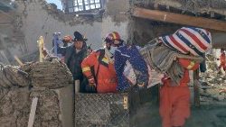 Schäden des Erdbebens in Tibet