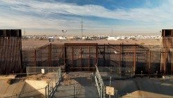 Un'immagine della frontiera tra Stati Uniti e Messico