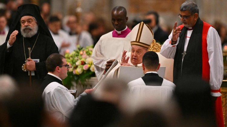 संत पापा फ्रांसिस, संत पौलुस महागिजराघर, ख्रीस्तीय एकता के समापन प्रार्थना में 