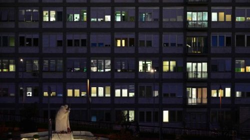 Pope’s clinical condition showing slight improvement