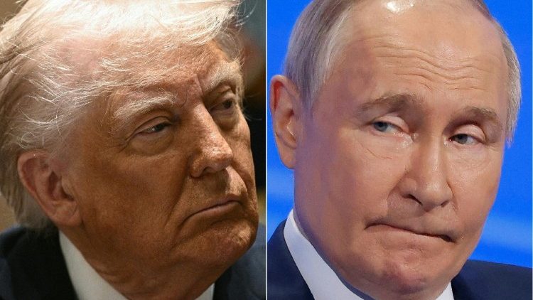 I presidenti di Stati Uniti e Russia, Donald Trump e Vladimir Putin