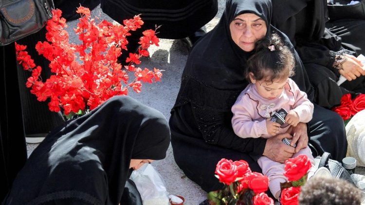 Trauer um getötete Angehörige in Kfarkila, Südlibanon