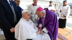 教皇フランシスコ、「病者と医療界の聖年」の記念ミサで　2025年4月6日　バチカン・聖ペトロ広場